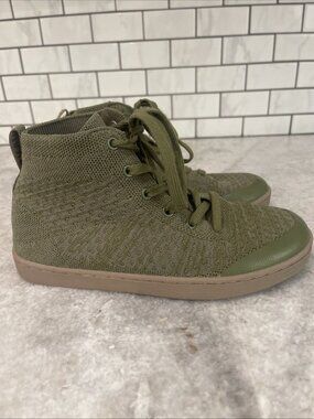 SUAVS The Legacy High Top Knit Sneakers Green Womens 7 Mens Size 5 Shoes